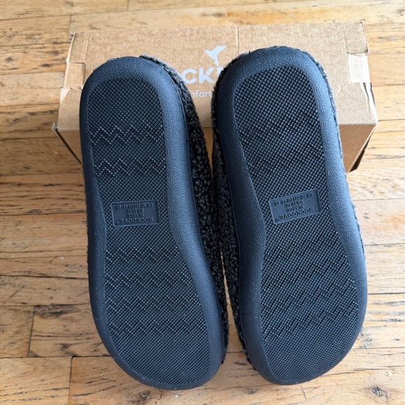 BNIB Never Worn Men’s Rockdove Sherpa Memory Foam Slippers - Picture 5 of 11